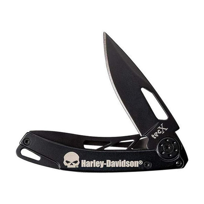 Case Cutlery 52213 Harley TecX Framelock Folding Knife Black