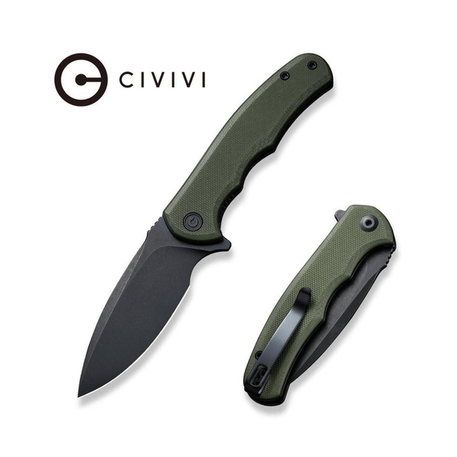 CIVIVI Mini Praxis Flipper Knife G10 Handle 2.98" D2 Blade