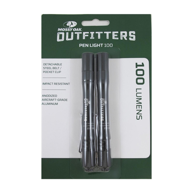 Mossy Oak Outfitters Pen Light 100 Flashlight (2 pack)
