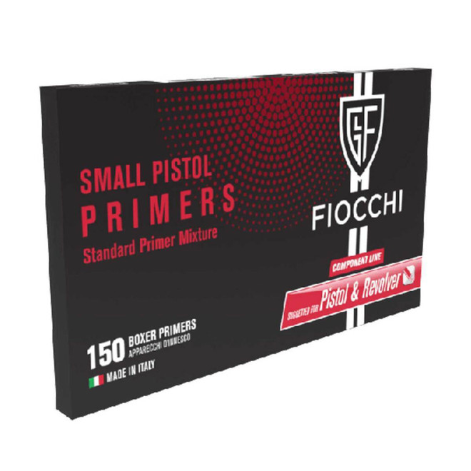 Fiocchi Small Pistol Primers 1500 Rounds