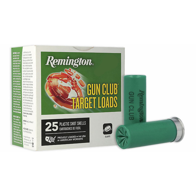 Remington Gun Club 12 Gauge 7.5 Shot Size 25 Rounds
