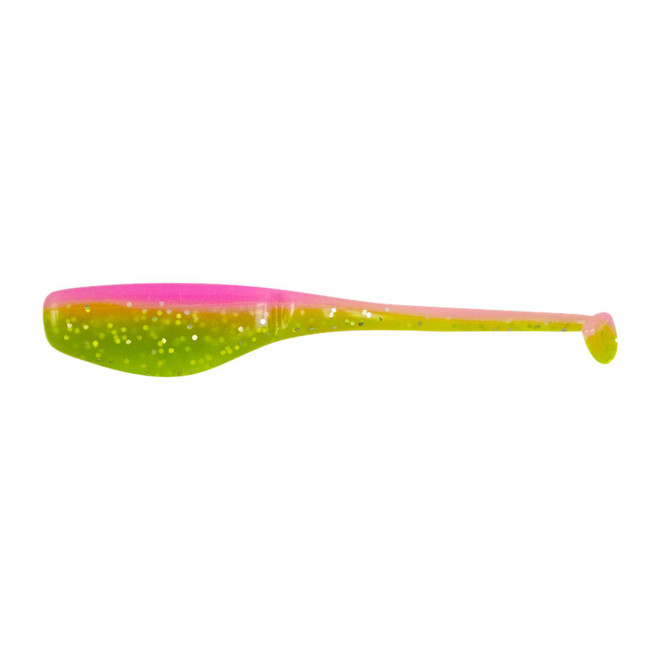 Bobby Garland Baby Shad Swim'R 2 1/4 inch Soft Paddle Tail Swimbait 15 pack Electric Chicken 2.25"
