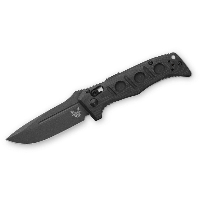 Benchmade Mini Auto Adamas Black G10 CruWear 3.25" Folder
