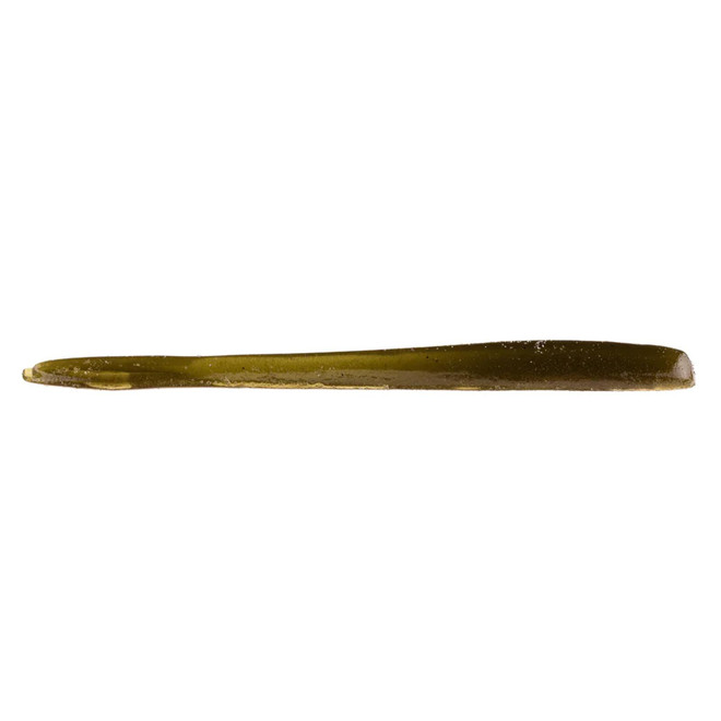 NETBAIT CRUSH WORM 3.75" BAITFUEL INFUSED Green Pumpkin 3"