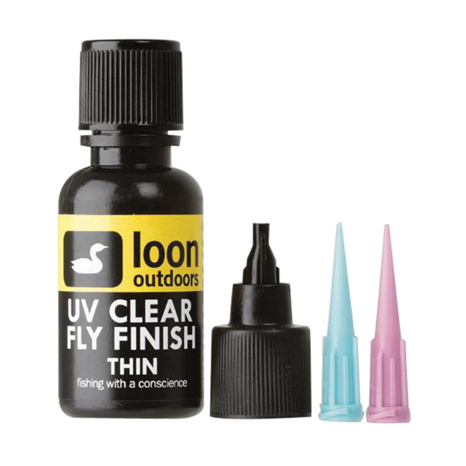 Loon UV Clear Fly Finish Thin - 1/2oz Black