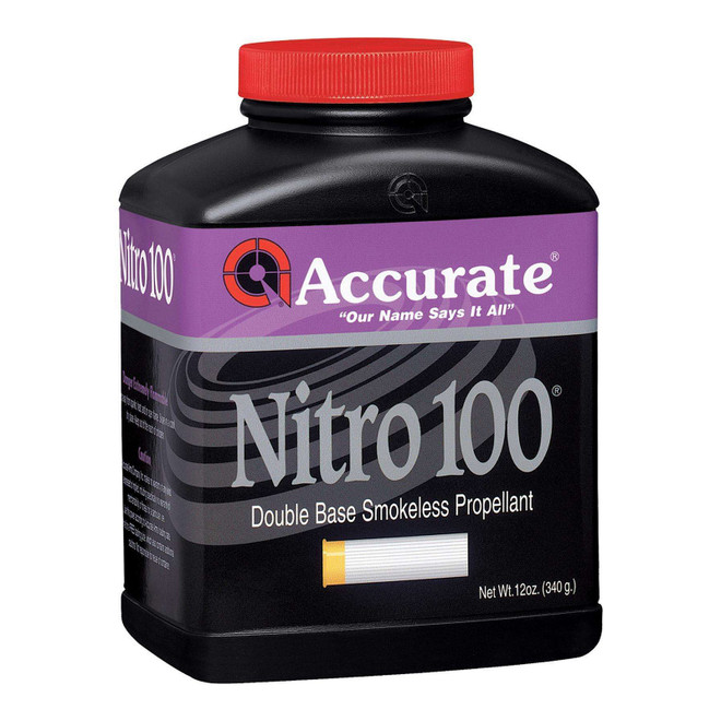 Accurate Nitro 100 Pistol/Shotgun Powder 12 oz