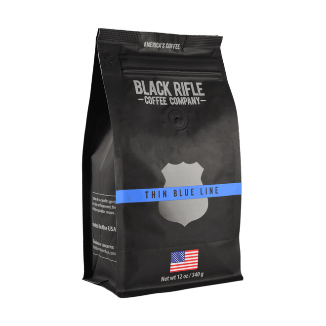 Black Rifle Thin Blue Line Roast Whole Bean 12oz