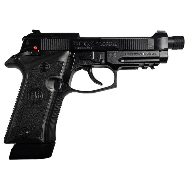 Beretta 80X Cheetah Or .380 Acp 4.4" Barrel 15 Rnd Black