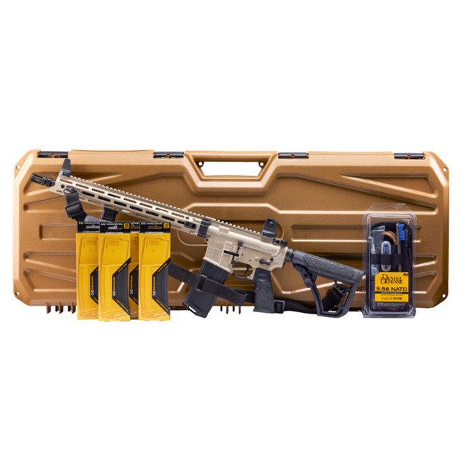 Daniel Defense Dealer Limited Series DD4 V7 5.56 Nato 16" Desert Sage Rifle Package