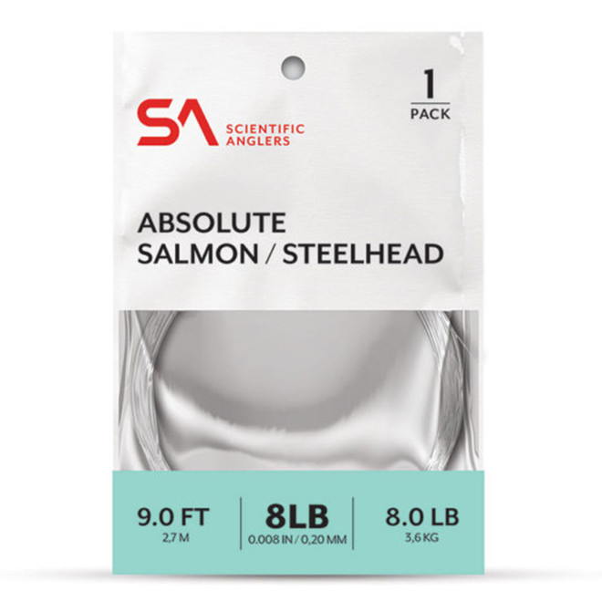 Scientific Anglers Absolute Salmon Steelhead Freshwater Leader 9' 16 Lb
