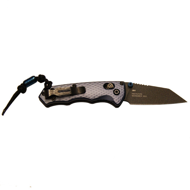 Benchmade Full Immunity Crater Blue Aluminum Wharncliffe 2.49" Prototype 2023