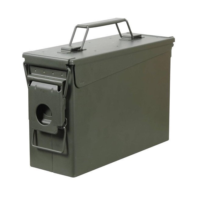 Nations Best Sports 30 Cal. Metal Ammo Can Olive Drab