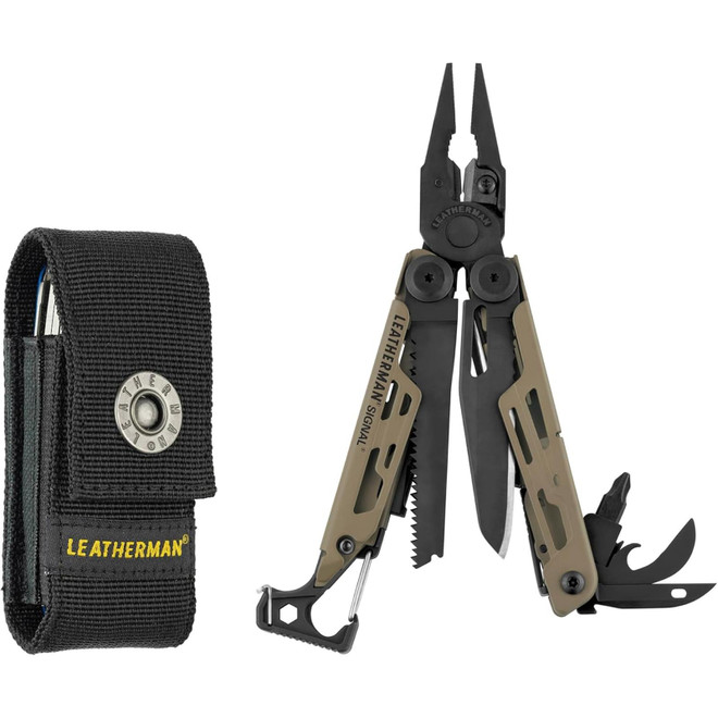 Leatherman Signal 19-in-1 Multi-Tool Signal Coyote Tan