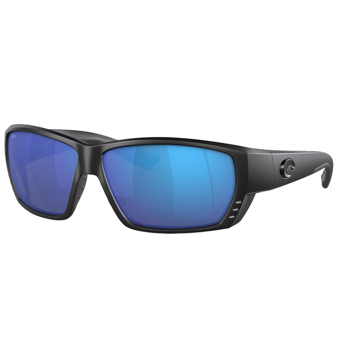 Costa Tuna Alley Matte Black/Blue Mirror Polarized Glass
