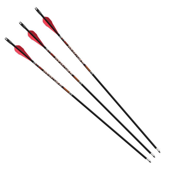 Barnett Red Slipstream Jr Arrows - 3 Pk