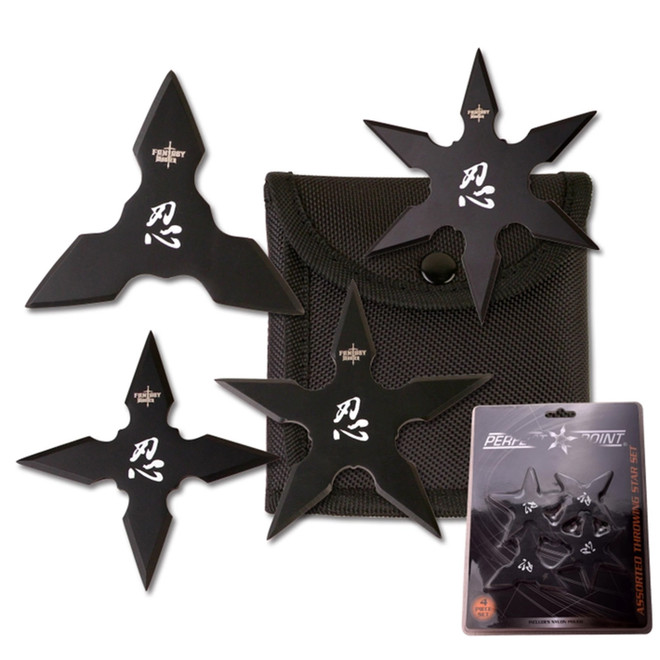 Master Cutlery Fantasy Master Throwing Stars Set of 4