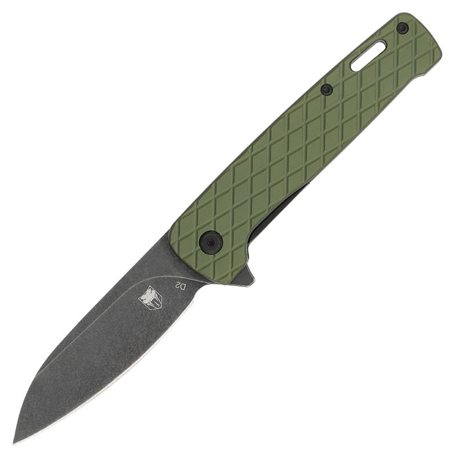 Cobratech Gator 3.37" Blade Folding OD Green