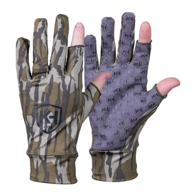 Knight & Hale Run N' Gun Gloves - Mossy Oak Original Bottomland