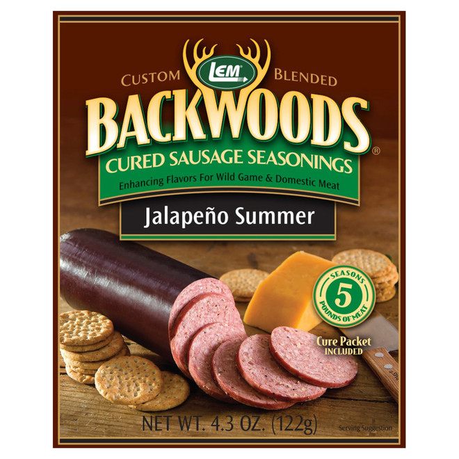 Backwoods Jalapeno Summer Cured Sausage Seasoning Makes 5 Lbs