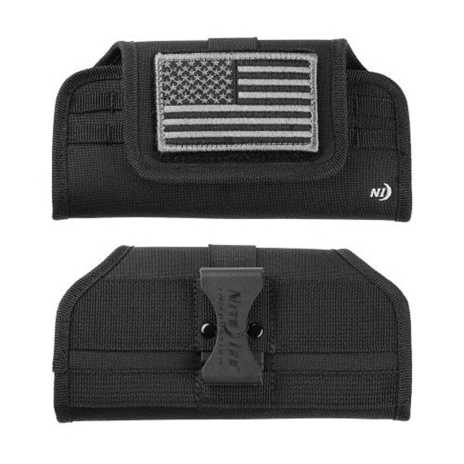 Nite Ize Clip Case Universal Phone Holster XXL USA Patch