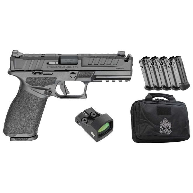 Springfield Armory Echelon 4.5F Comp 9mm 4.5" Barrel 17/20-Rounds 5 Mags CT-1500 Red Dot