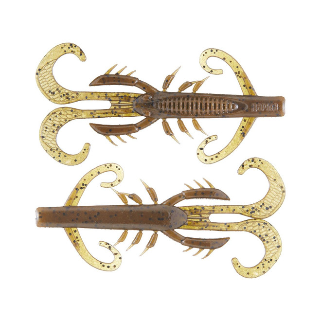 Rapala Crush City Hedgehog 4" 6Pk Green Pumpkin