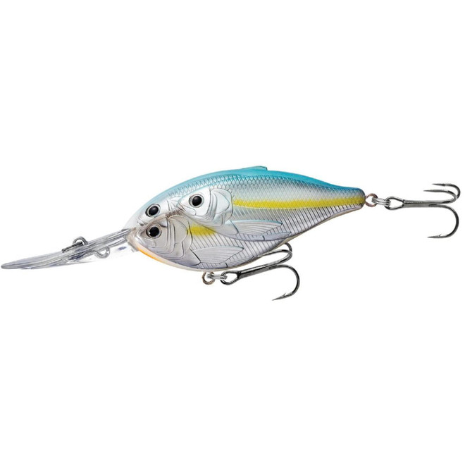LIVETARGET Threadfin Shad 3 1/2 Metallic Pearl Blue Shad