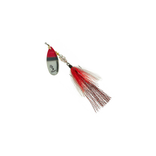 Mepps Bronze Slammer 1/2oz Silver Bleeding Shiner