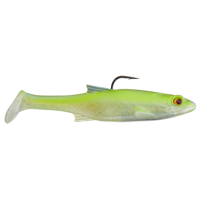 Mafia Outdoors Daingerous Swimbait Loaded Deep Runner 6" Chartreuse Blue