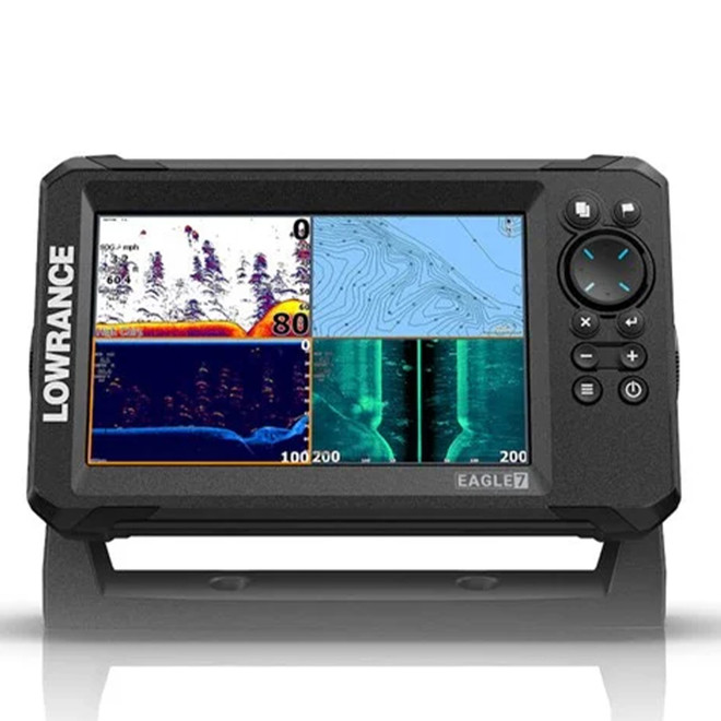 Lowrance Eagle 7 with TripleShot HD Transducer and C-MAP DISCOVER OnBoard Fish Finder