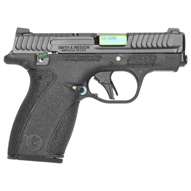 Smith And Wesson S&W Bodyguard 2.0 Thumb Saftey Turquoise Pvd .380 Auto 2.75" Barrel 10,12 Magazine's