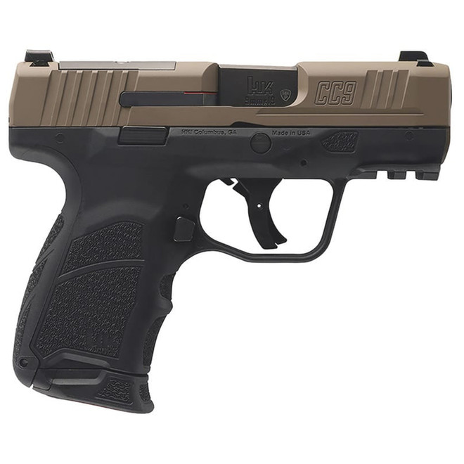 Heckler and Koch CC9 Flat Dark Earth / Black 9mm 3.3" Barrel 10/12 Round