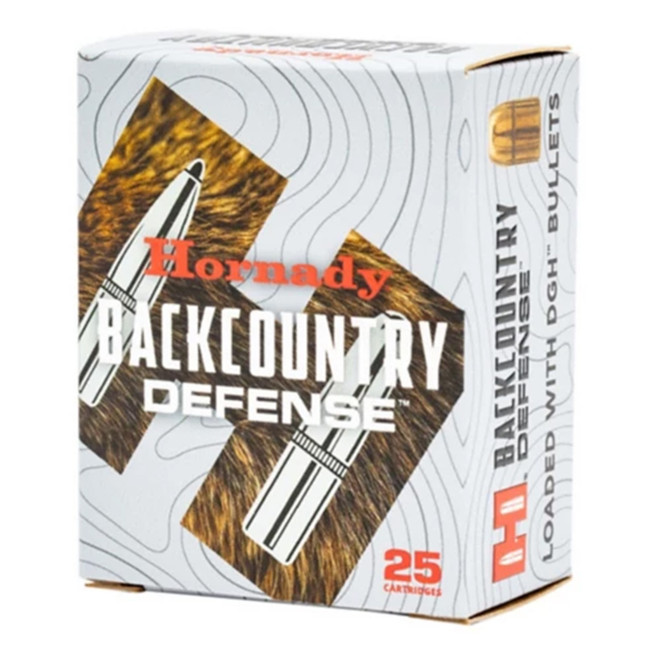 Hornady Backcountry Defense 44 Remington Magnum 240 Grain DGH Protected Jacketed Hollow Point 20 Rounds