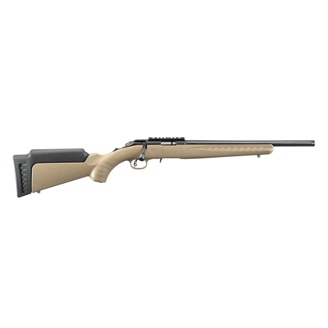Ruger American Rimfire 22 WMR FDE 16" Threaded Barrel 15 Round