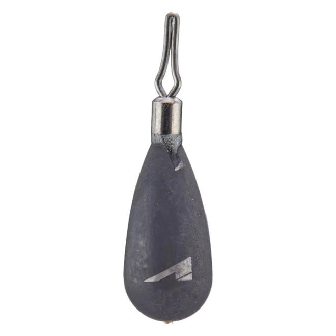 Ark Fishing No Chip Tungsten Tear Drop Shot Weights 3/8 Oz Matte Black