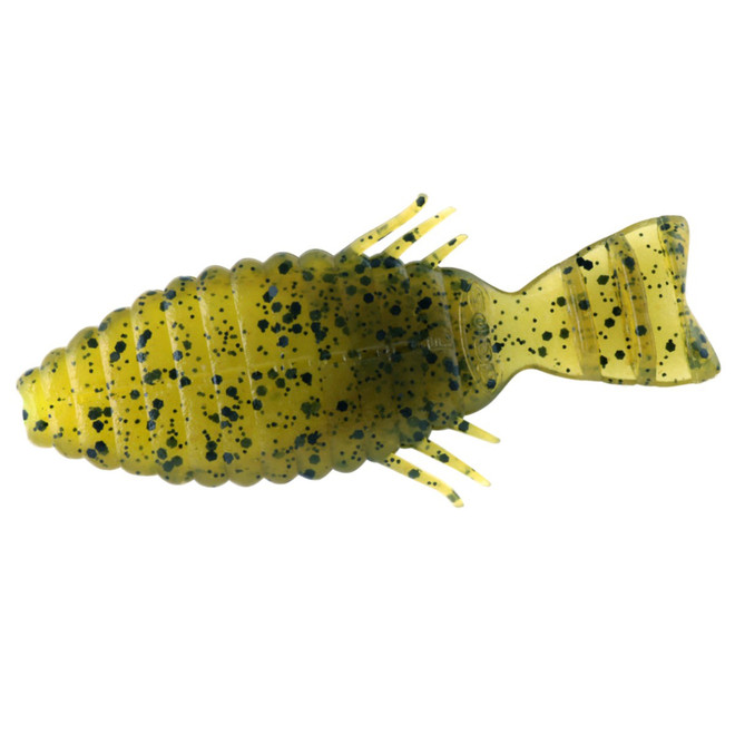Deps Bullflat 3.8" 6 Pack Green Pumpkin Chartreuse