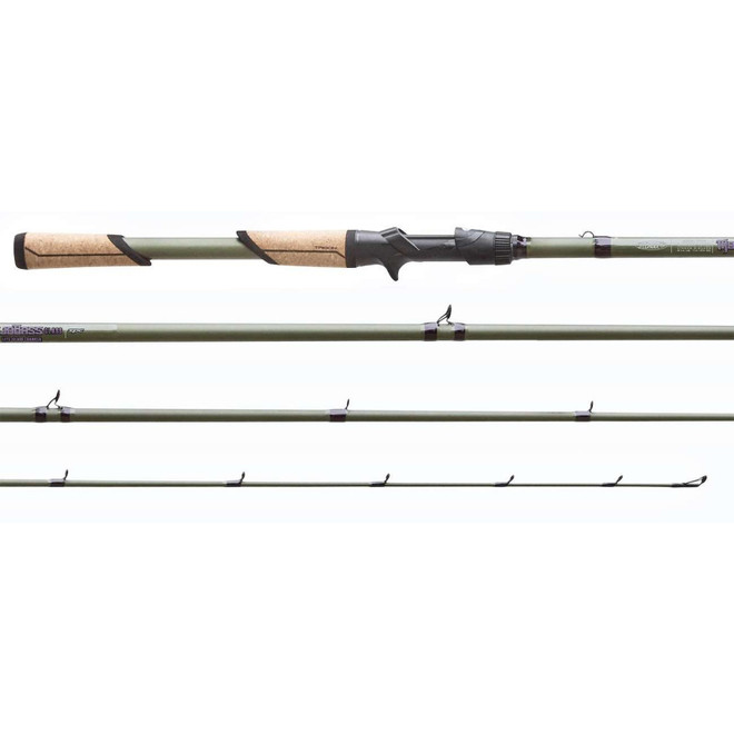 St. Croix Mojo Bass Trigon Casting Rods 6'10'' 1 pc Medium Power Moderate Action  Lite Crank (Glass)