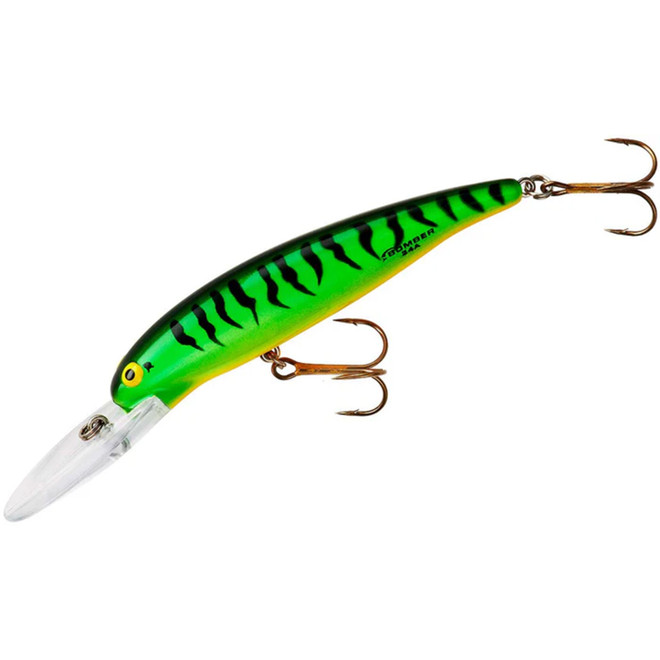 Bomber Deep Long A Minnow 24A Jerkbait/Trolling Hard Minnow 3.5" 3/8 Oz Bengal Fire Tiger