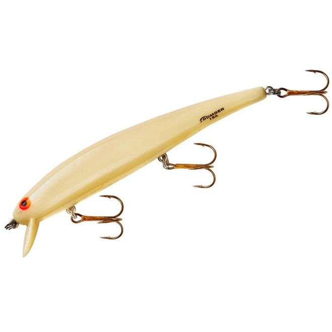 Bomber B15 Long A 4 1/2 inch Suspending Jerkbait Bond Red Eye