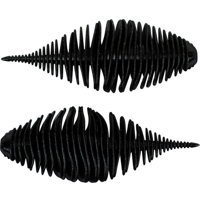 Geecrack Bellows Gill Soft Bait 3.8" Solid Black