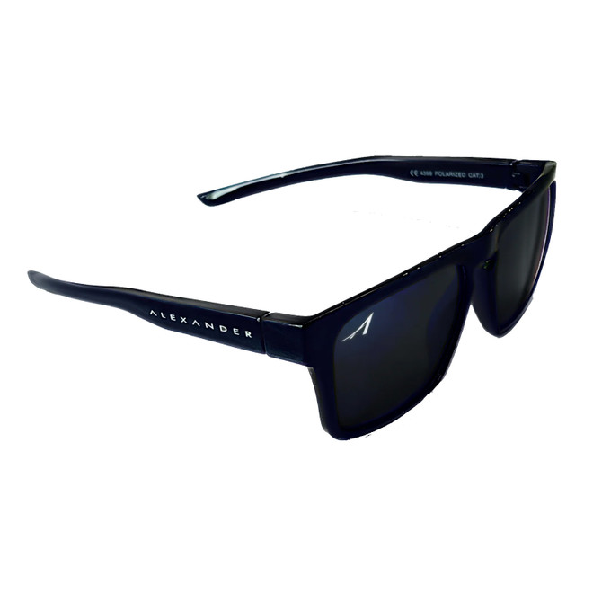 Alexander Premium Sport Polarized Sunglasses Jet Black