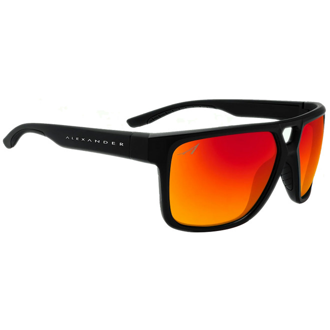 Alexander Sport XL Polarized Sunglasses Red Mirror