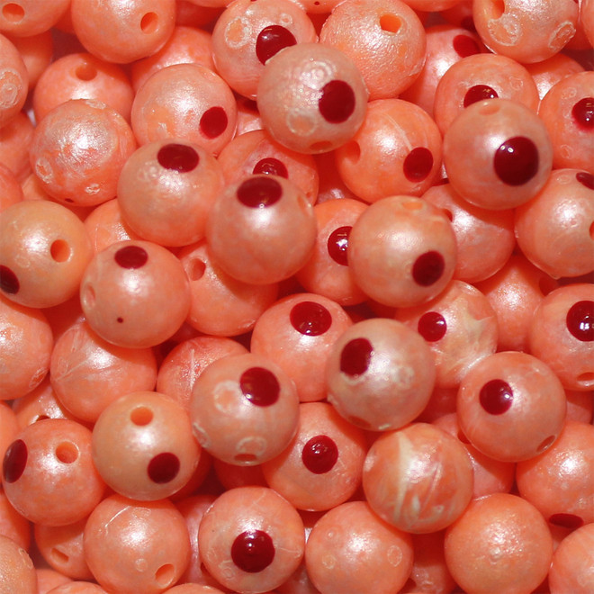 Trout Beads 8mm Cheese Pearl