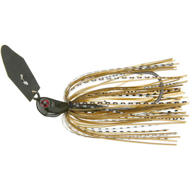 Hag's Baits Hurricane Bladed Jig - 3/4 oz Green Pumpkin