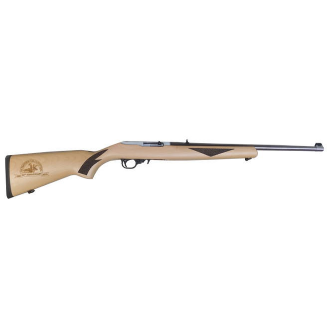 Ruger 10/22 .22Lr Fin Exclusive 40th Anniversary Polished SS 9 Round 18.5" Barrel