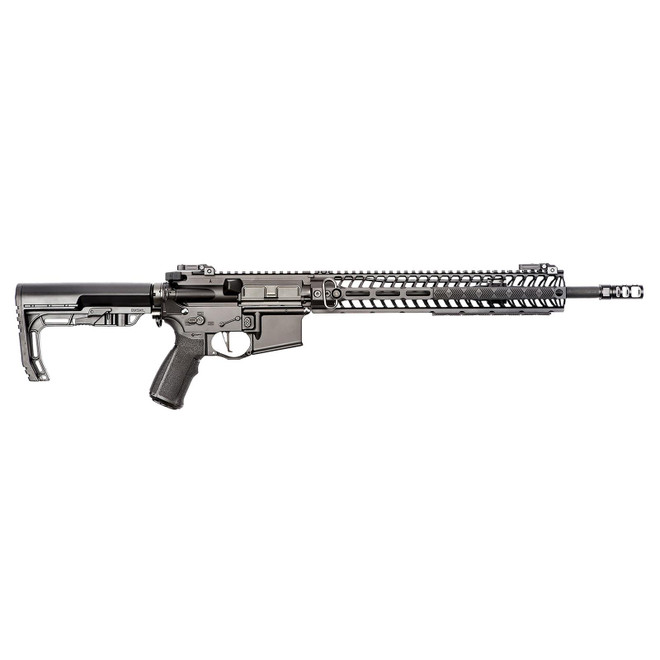 Spikes PHUR5435M3R Pipe Hitter 223 Rem,5.56x45mm NATO 16" No Magazine Black Hard Coat Anodized 6 Position MFT BMS Minimalist Stock