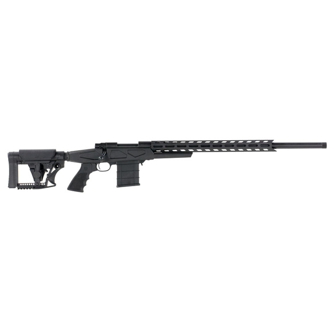 Howa HCRA73102 M1500 APC Chassis 308 Win 10+1 24" Heavy Threaded Barrel, 6 Position Luth-AR MBA-4 w/Aluminum Chassis Stock, Polymer Grip