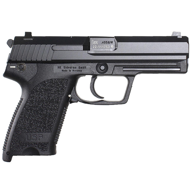HK 81000324 USP V1 45 ACP 4.41" 10+1 Black Polymer Frame, Black Polymer Grip