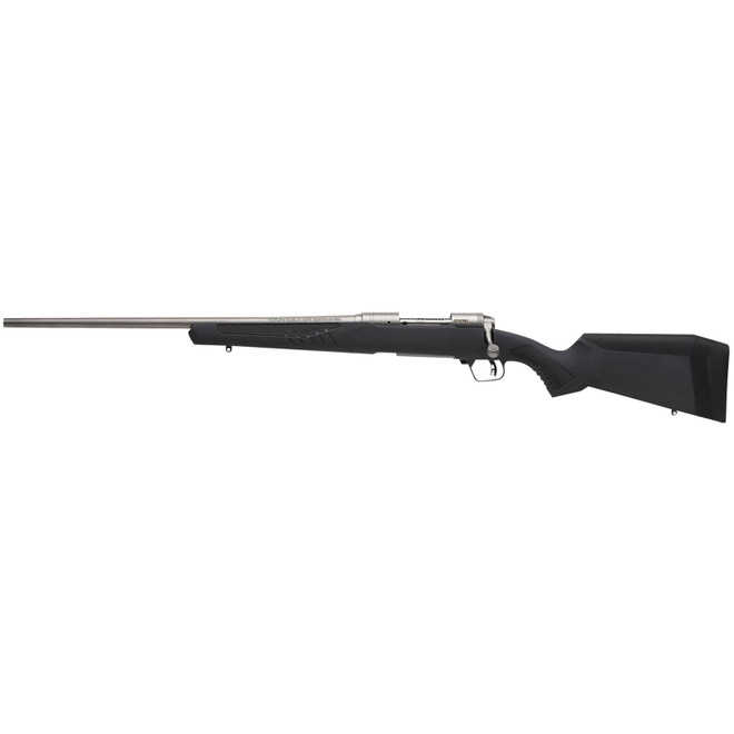 Savage Arms 57085 110 Storm Full Size 223 Rem 4+1 22" Matte Button-Rifled Barrel, Matte Drilled & Tapped Stainless Steel Receiver, AccuStock Matte Gray Synthetic Stock, Left Hand