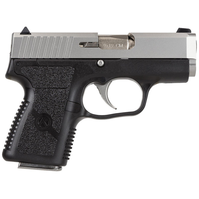 Kahr Arms CM9093 CM9 9mm Luger 6+1, 3.10" Stainless Steel Barrel, Matte Serrated Stainless Steel Slide, Black Polymer Frame, Black Textured Polymer Grip, No Safety, Right Hand